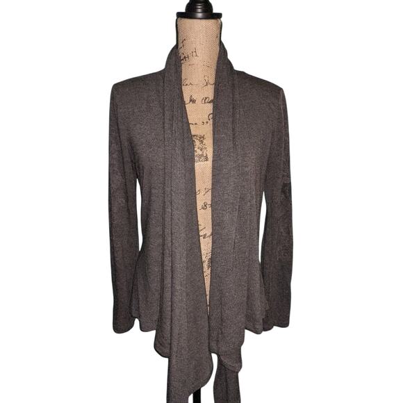 Gray almost‎ Famous cardigan Top - Picture 1 of 8